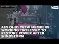 AES restoration update after windstrom