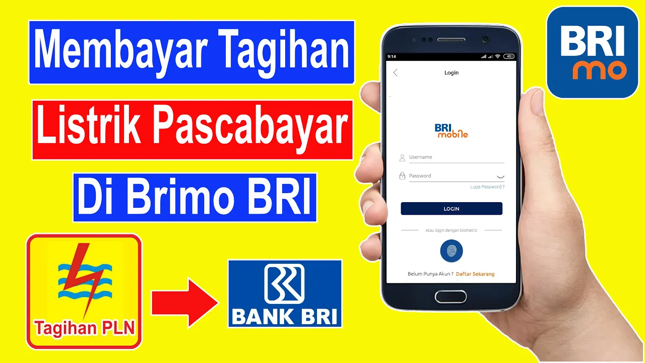 cara bayar tagihan listrik lewat internet banking bri