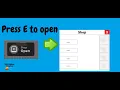 How to make a hold e to open shop thingy in Roblox Studio