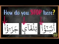 Lagu Now you can stop PROPERLY stop at these words | Arabic101