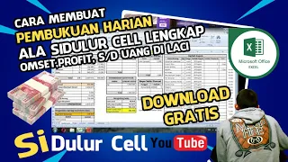 Cara Mudah Membuat Buku Kas Harian Secara Otomatis di Ms Excel. 