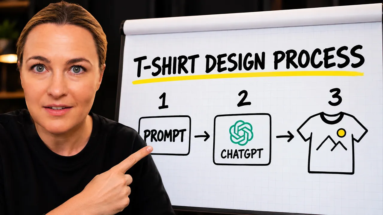 Stop Wasting Hours on T-Shirt Design. Use This AI Process Instead.: video thumbnail
