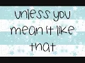 You Shouldn't Kiss Me Like This-Toby Keith+Lyrics