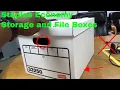 How To Use Staples Economy Storage and File Boxes Review