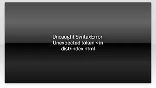 Uncaught SyntaxError Unexpected token in html