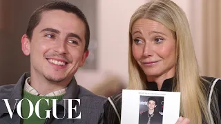 Timothée Chalamet & Gwyneth Paltrow Answer Rapid-Fire Questions | Off the Cuff | Vogue