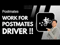 How to Work for Postmates Postmates Driver App