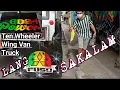 6D24 Fuso ten wheeler wing van truck mudguard design