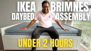 Ikea brimnes daybed assembly under 2 hours