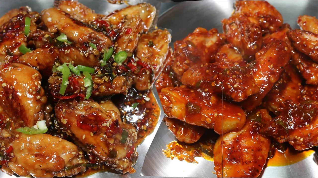 닭날개 조림 (간장 & 고추장)