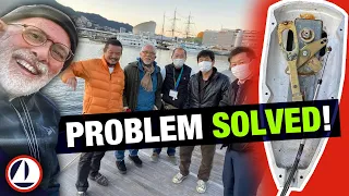 Good Samaritans Save Sailor in Trouble (My Shifter Broke!) #solosailor #shifter #reedboat