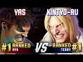SF6 ▰ YAS (#1 Ranked Ryu) vs KINTYO-RU (#1 Ranked Terry) ▰ High Level Gameplay