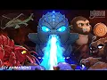 Download Lagu Baby Godzilla x Kong: Mini Godzilla, Kong vs Wart dogs, Scylla – Animation 30