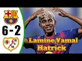 Download Lagu Barcelona vs Rayo Vallecano 6-2 - All Goals \u0026 Highlights - 2025