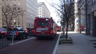 WMATA Metrobus Lafayette Sq bound XDE60 5482 X2 at I St