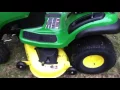 John deere d140 start up