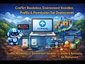Conflict Resolution Environment Variables Profile Permission Set Deployment on COPADO