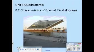 8 2 Special Parallelograms