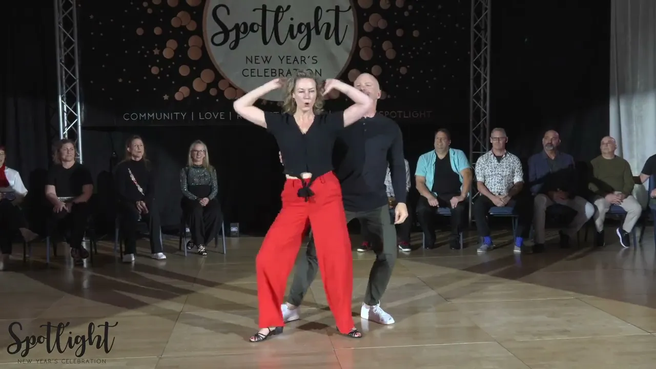 Spotlight New Year's Celebration 2024/2025 Masters Open Jack & Jill Michael Caro & Miranda Lam