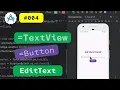 Android Studio TextView ButtonView and EditText