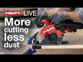 SC 6WL-22 Cordless Circular Saw More Cutting Capacity Less Dust