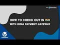 How to Checkout in INR with India Payment Options