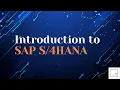 Introduction to SAP
