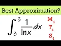 Midpoint rule trapezoidal rule and the Simpson s rule which numerical method is the best