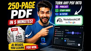 Google NotebookLM Turn Any PDF Into a Podcast Study Guide AI Tutor FREE