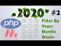 HOW TO MAKE A CALENDAR SCRIPT WITH PHP WITH FILTERS BY WEEK MONTH YEAR MATERIALIZE 2 STARTING MONDAY