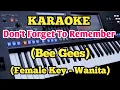 Download Lagu DONT FORGET TO REMEMBER ME (Karaoke Female/Wanita) - Bee Gees