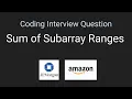 LeetCode 2104 Sum of Subarray Ranges Monotonic Stack