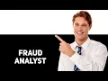 Is Fraud Analyst A Good Job 2025