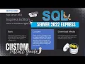SQL Server 2022 Express Custom Installation on Windows 11 Step-by-Step Tutorial