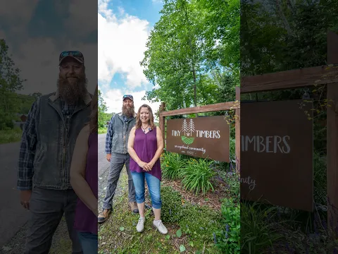 This Tiny Home Community figured out the BEST way to live! #shorts