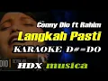 Download Lagu LANGKAH PASTI - KARAOKE (D#) || Connie Dio feat. Rahim Maarof