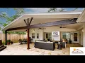 Gable style patio cover In Houston TX