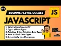Data Type in JavaScript Data Type JavaScript Tutorial in Hindi 2026