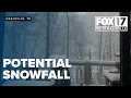 Cold weather forecasting potential snow incoming to Middle Tennessee