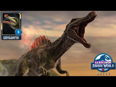 Download MP3 Apex Hybrid GRYGANYTH ET5- FIRST LOOK! All New 3.6 Jurassic World Alive Update