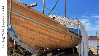 Building shelter for our artisanal wooden boat project! — Sailing Yabá #74