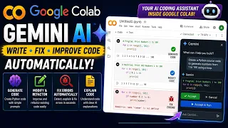 Google Colab with Gemini AI - Fix Improve Your Code Automatically