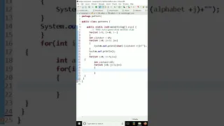 K shaped Character pattern program