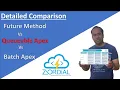 Future Method Vs Queueable Apex Vs Batch Apex A Detailed Comparison