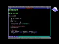 DOS Programming plotting a sine wave in C