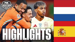 Netherlands vs. Spain UEFA Nations League Highlights | FOX Soccer