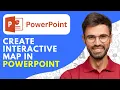 How to Create Interactive Map in Powerpoint 2026 Easy Tutorial