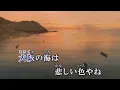 悲しい色やね 上田正樹 カラオケ on vocal  練習用  原曲キー 歌付き ボーカル入り 歌詞付き karaoke songs