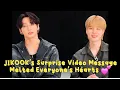 Download Lagu JIKOOK’s Surprise Video Message Melted Everyone’s Hearts 💕 #AreYouSureSeason2