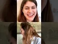 Alexandra Daddario Instagram Live Stream April 11 2020